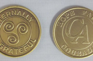 Metal Coin - Eternally Grateful - English