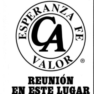 Spanish Meeting Here Sign